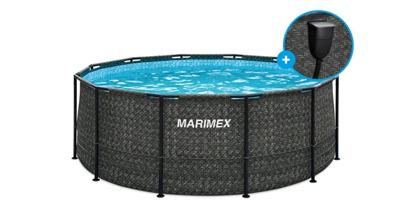 Bazén Marimex Florida 3,66x1,22 m so zabudovaným skimmerom - motív RATAN