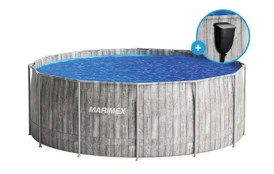 Bazén Marimex Florida 3,66x1,22 m so zabudovaným skimmerom - motív ŠEDÉ DREVO