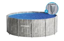 Bazén Marimex Florida 3,66x1,22 m so zabudovaným skimmerom - motív ŠEDÉ DREVO
