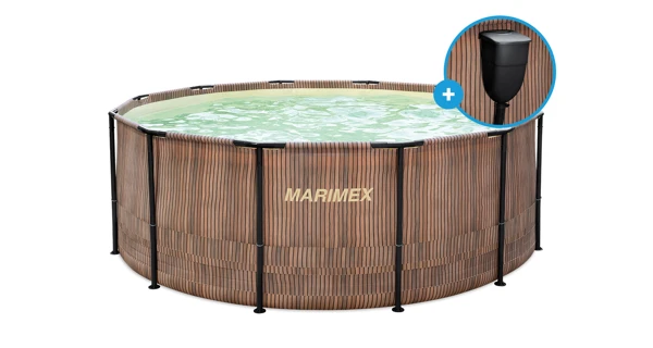 Bazén Marimex Florida 3,66x1,22 m so zabudovaným skimmerom - motív TEAK