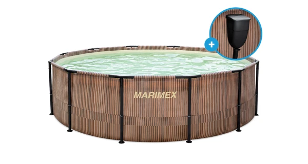 Bazén Marimex Florida 4,57 x1,32 m so zabudovaným skimmerom - motív TEAK