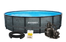 Bazén Marimex Florida 4,57x1,32 m s pieskovou filtráciou a príslušenstvom - motív RATAN