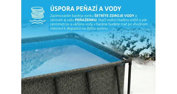 Bazén Marimex Florida Premium 2,15x4,00x1,22 m bez príslušenstva - motív RATAN