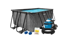 Bazén Marimex Florida Premium 2,15x4,00x1,22 m s pieskovou filtráciou a príslušenstvom - motív RATAN