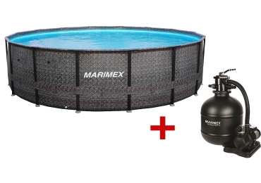 Bazén Marimex Florida Premium 4,88x1,22m s filtráciou - motív RATAN