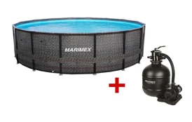 Bazén Marimex Florida Premium 4,88x1,22m s filtráciou - motív RATAN