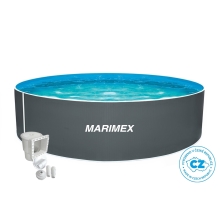 Bazén Marimex Orlando 3,05x0,91 m s príslušenstvom - motív šedý