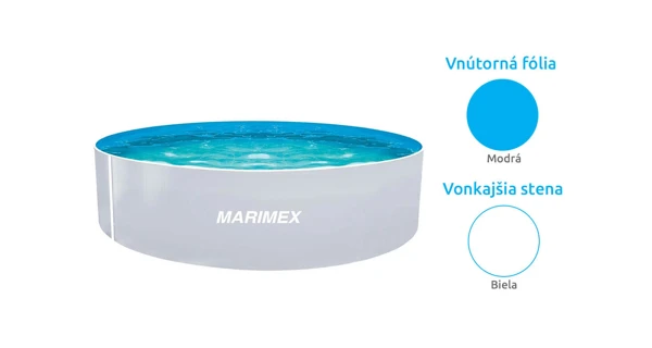 Bazén Marimex Orlando 3,66x0,91 m bez príslušenstva - motív biely