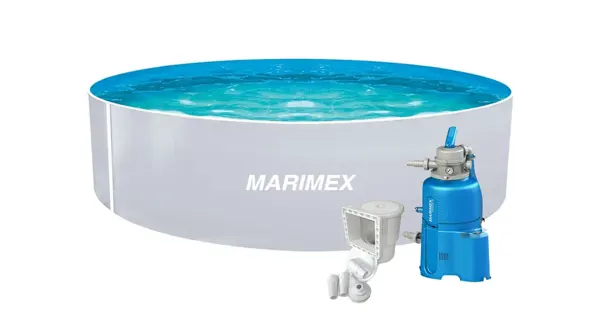 Bazén Marimex Orlando 3,66x0,91 m s pieskovou filtráciou a príslušenstvom - motív biely