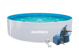 Bazén Marimex Orlando 3,66x0,91 m s pieskovou filtráciou a príslušenstvom - motív biely