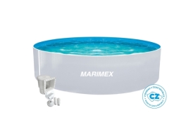 Bazén Marimex Orlando 3,66x0,91 m s príslušenstvom - motív biely
