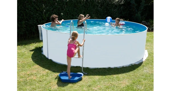 Bazén Marimex Orlando 3,66x0,91 m s príslušenstvom - motív biely