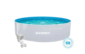 Bazén Marimex Orlando 3,66x0,91 m s príslušenstvom - motív biely