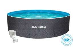 Bazén Marimex Orlando 3,66x0,91 m s príslušenstvom - motív RATAN