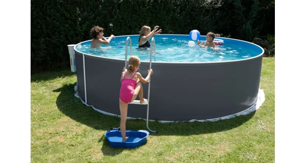 Bazén Marimex Orlando 3,66x0,91 m s príslušenstvom - motív šedý