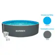 Bazén Marimex Orlando 3,66x0,91 m s príslušenstvom - motív šedý