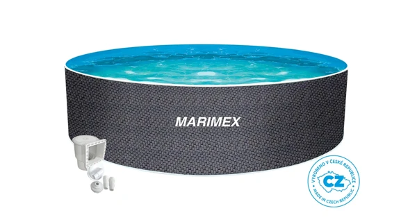 Bazén Marimex Orlando 3,66x1,07 m s príslušenstvom - motív RATAN
