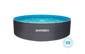 Bazén Marimex Orlando 3,66x1,22 m bez filtrácie- motív RATAN