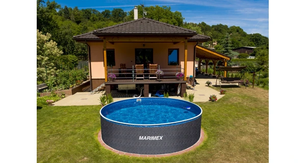 Bazén Marimex Orlando 3,66x1,22 m bez filtrácie- motív RATAN