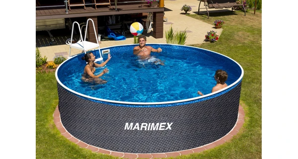 Bazén Marimex Orlando 3,66x1,22 m bez filtrácie- motív RATAN