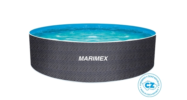 Bazén Marimex Orlando 3,66x1,22 m bez filtrácie- motív RATAN