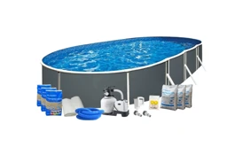 Bazén Marimex Orlando Premium DL 3,66 x 7,32 x 1,22 m s pieskovou filtráciou a príslušenstvom