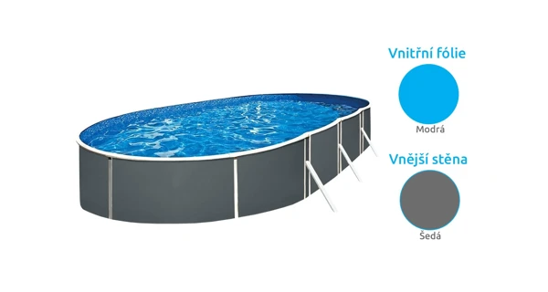 Bazén Marimex Orlando Premium DL 3,66 x 7,32 x 1,22 m s pieskovou filtráciou a príslušenstvom