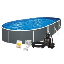 Bazén Marimex Orlando Premium DL 3,66x7,32x1,22 m s pieskovou filtráciou a príslušenstvom