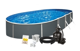 Bazén Marimex Orlando Premium DL 3,66x7,32x1,22 m s pieskovou filtráciou a príslušenstvom
