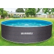 Bazén Marimex Orlando Premium DL 4,60x1,22 m s pieskovou filtráciou a príslušenstvom - motív RATAN
