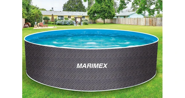 Bazén Marimex Orlando Premium DL 4,60x1,22 m s pieskovou filtráciou a príslušenstvom - motív RATAN