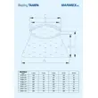 Bazén Marimex Tampa 2,44 x 0,61m + kartušová filtrácia