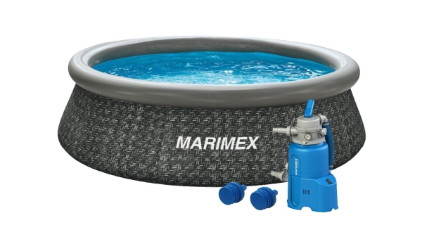 Bazén Marimex Tampa 3,05x0,76 m s pieskovou filtráciou - motív RATAN
