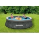 Bazén Marimex Tampa 3,05x0,76 m s pieskovou filtráciou - motív RATAN