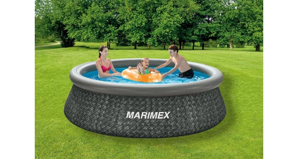 Bazén Marimex Tampa 3,05x0,76 m s pieskovou filtráciou - motív RATAN
