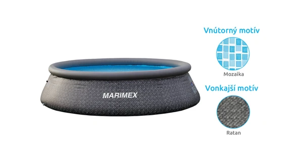 Bazén Marimex Tampa 3,66x0,91 m bez príslušenstva - motív RATAN
