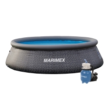 Bazén Marimex Tampa 3,66x0,91 m s filtráciou- motív RATAN