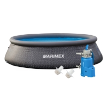 Bazén Marimex Tampa 3,66x0,91 m s pieskovou filtráciou - motív RATAN