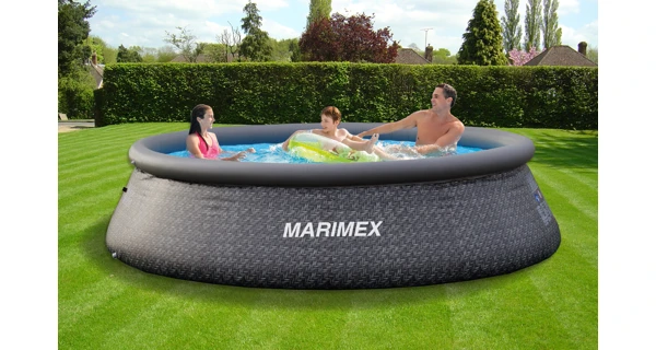 Bazén Marimex Tampa 3,66x0,91 m s pieskovou filtráciou - motív RATAN