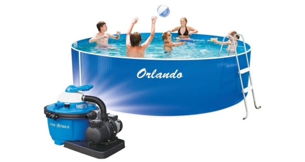 Bazén Orlando 3,66 x 0,91 m s pieskovou filtráciou