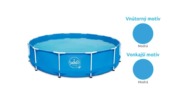 Bazén Swing Florida 4,57x1,22 m s pieskovou filtráciou a príslušenstvom