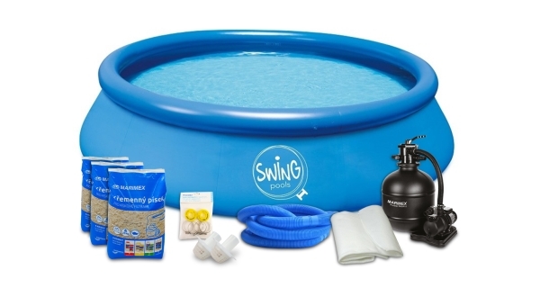 Marimex | Bazén Swing Tampa 4,57x1,07 m s pieskovou filtráciou a príslušenstvom | 19900183