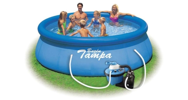 Bazén Tampa 3,66 x 0,91m s pieskovou filtráciou
