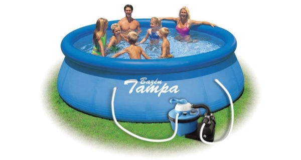 Bazén Tampa 3,66 x 0,91m s pieskovou filtráciou