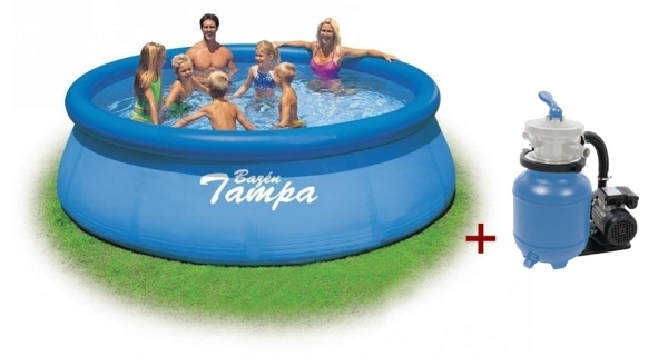 Bazén Tampa 3,66x0,91m s pieskovou filtráciou ProStar 3