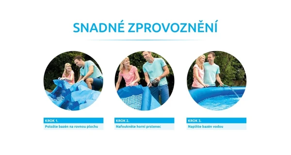 Bazén Tampa 4,57x1,22 m s kartušovou filtráciou a príslušenstvom