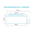 Bazén vírivý MSPA OSLO AMBER AERO PLUS- F-AM063WAP