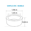 Bazén vírivý Simple Spa - Bubble