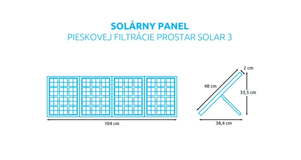 Bazénová filtrácia ProStar Solar 3