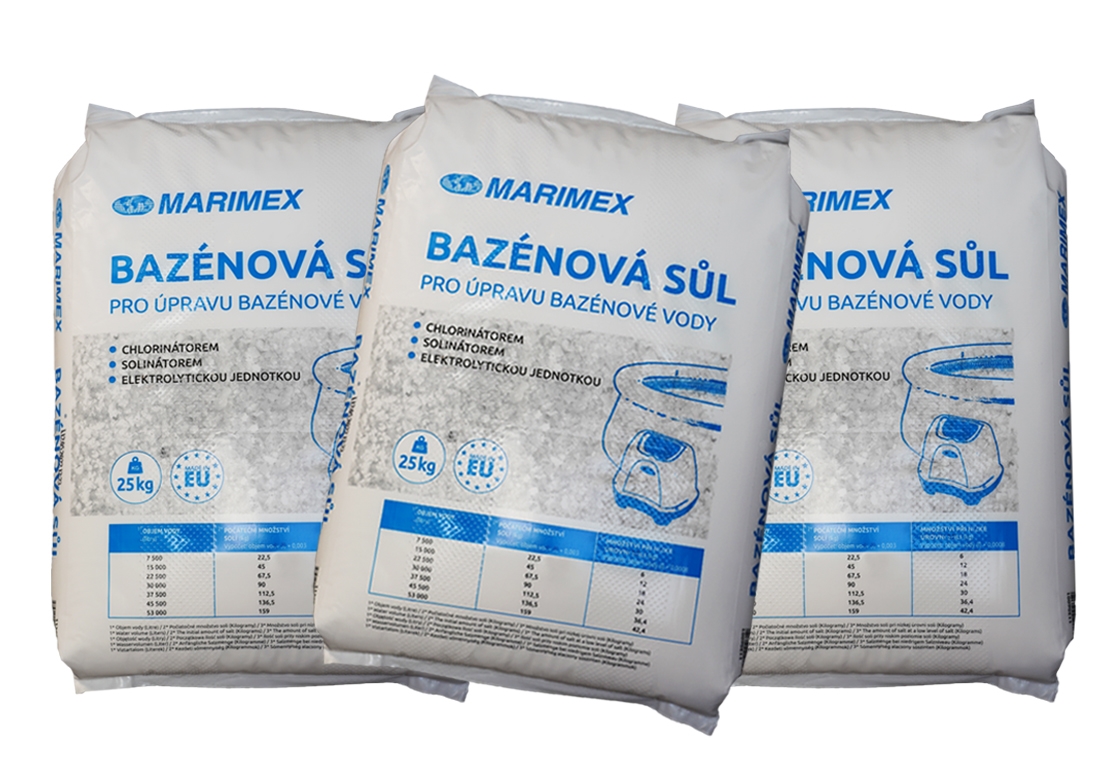Marimex | Bazénová soľ Marimex - 3 x 25 kg | 113060012